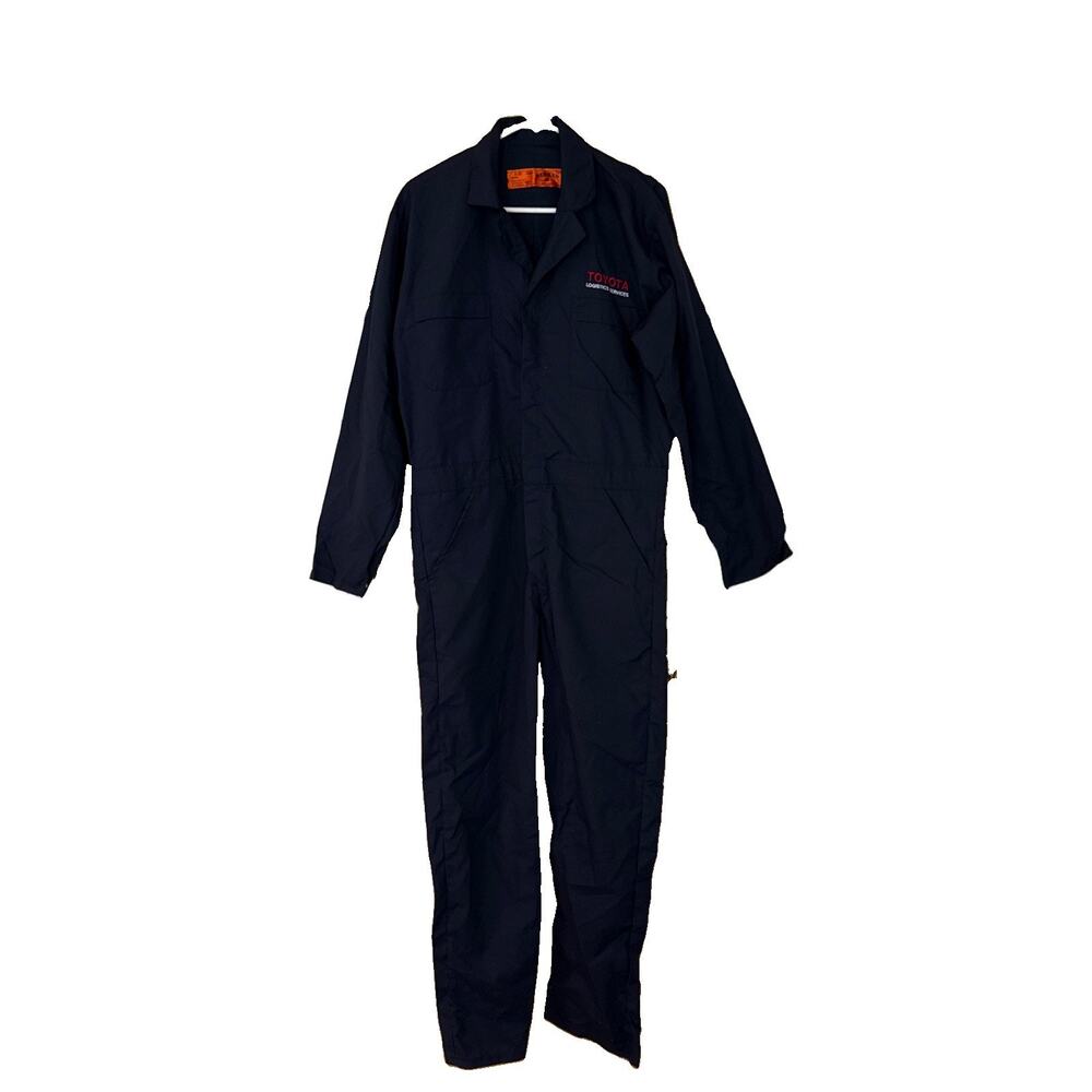 RED KAP Toyota Logistics Men's Coverall Long Sleeve Navy Blue M-RG 1/2 Zip